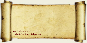 Janko Bukinac vizit kartica